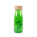 Petit Boum - Bottiglia Sensoriale Float di Colore Verde | Un Microcosmo in ogni Bottiglia | Scopri, Ascolta ed Impara | Stimolazione Sensoriale | Bottiglie Sensoriali per Bambini