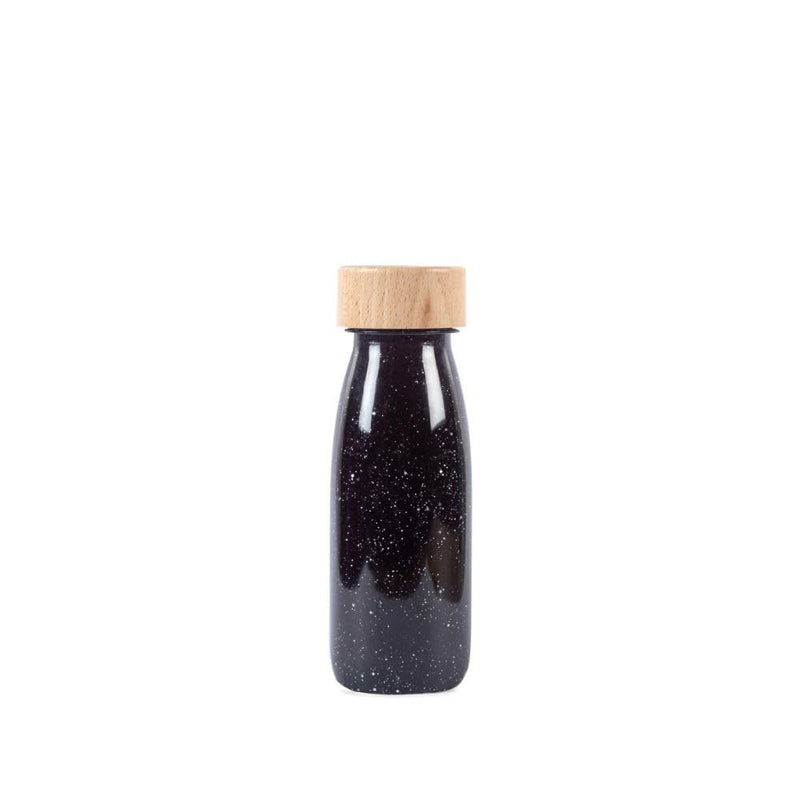 PETIT BOUM 47657 Botella Sensorial Black Float Flasche, Schwarz, Mediano