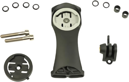 SILCA Chisela Out Front 3D-gedruckte Titan-Computerhalterung mit integriertem Licht oder GoPro-Halterung | Titanschrauben und T-Tray für Light oder GoPro –