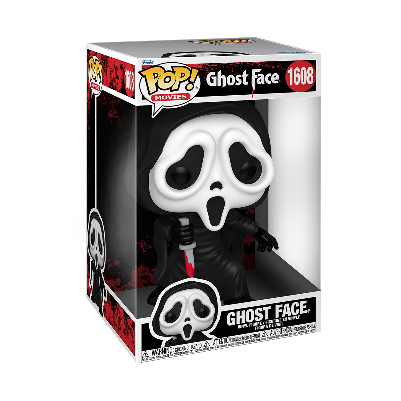 Funko POP! Jumbo Movies: Ghostface - Ghostface - Collectable Vinyl Figure - Gift Idea - Official Merchandise - Toys for Kids & Adults - Movies Fans - Model Figure for Collectors and Display