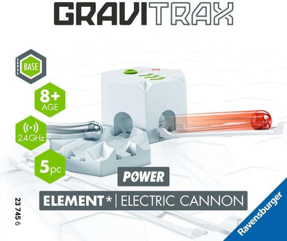 Ravensburger GraviTrax Power Element Electric Cannon 23745 Extension électronique pour Votre Piste à Billes et Jouet de Construction à partir de 8 Ans