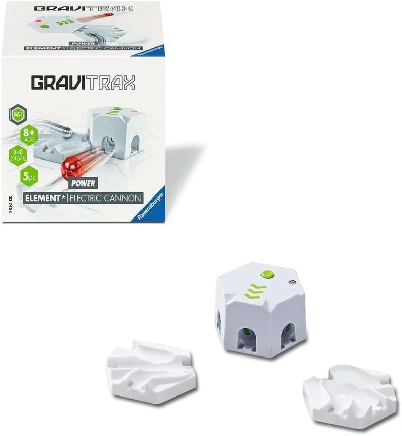 Ravensburger GraviTrax Power Element Electric Cannon 23745 Extension électronique pour Votre Piste à Billes et Jouet de Construction à partir de 8 Ans
