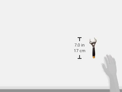 Bahco 9029-T Slim Jaw Adjustable Wrench, 170mm Length & 9031 Adjustable Wrench, 200mm Length