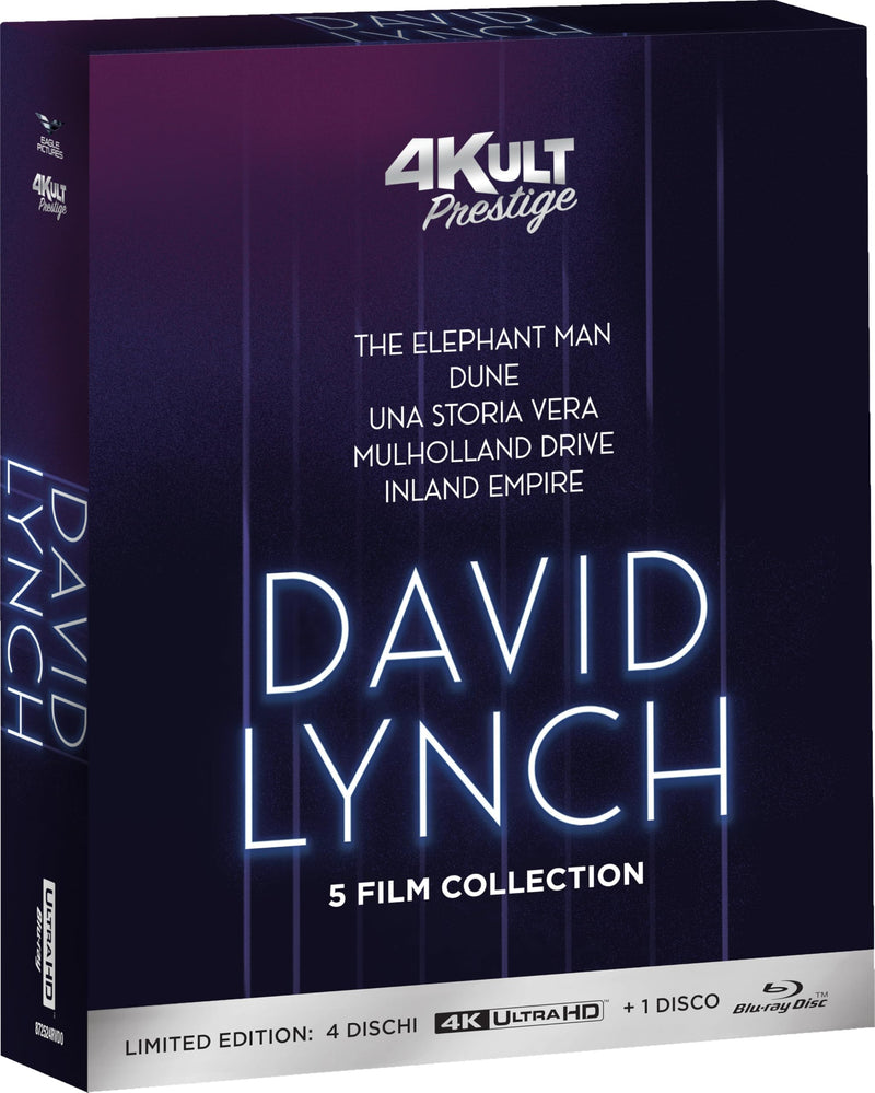 David Lynch - "4Kult Prestige Edition" - 5 Dischi (4 4K + 1 Bd