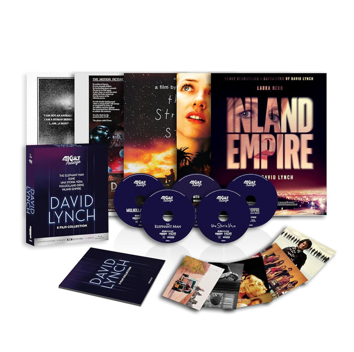 David Lynch - "4Kult Prestige Edition" - 5 Dischi (4 4K + 1 Bd)