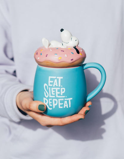 Grupo Erik 3D Kaffeetasse Tasse Kaffeetasse Snoopy Teetasse - Keramik Tasse - Kaffeebecher Größe 17 x 8,5 cm - Fassungsvermögen 500 ml - Offizielle Lizenz Snoopy Geschenke Fanartikel