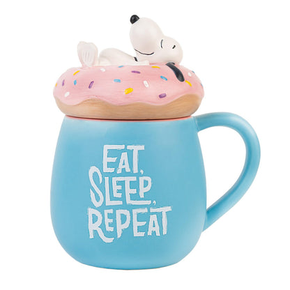 Grupo Erik 3D Kaffeetasse Tasse Kaffeetasse Snoopy Teetasse - Keramik Tasse - Kaffeebecher Größe 17 x 8,5 cm - Fassungsvermögen 500 ml - Offizielle Lizenz Snoopy Geschenke Fanartikel