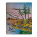 Ultra PRO - Bob Ross Mighty Mountain Lake 9-Pocket Zippered PRO-Binder, Trading Card Collector Organizer Bob Ross Merch Premium Storage Leatherette Binder Side-Loading Scenic Artwork Autumn Mountain