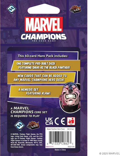 Fantasy Flight Games | Marvel Champions: The Card Game Black Panther | Board Game | Ages 14+ | 1-4 Players | 90+ Minutes Playing Time