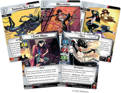 Fantasy Flight Games | Marvel Champions The Card Game: Silk Hero Pack | Board Game | Ages 14+ | 1-4 Players | 90+ Minutes Playing Time