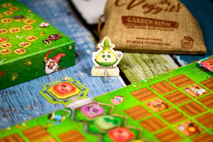 SPACE Cowboys | Garden Rush | Board Game | Ages 10+ | 2 Players | 30 Minutes Playing Time