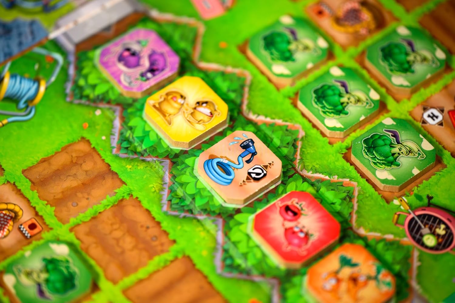 SPACE Cowboys | Garden Rush | Board Game | Ages 10+ | 2 Players | 30 Minutes Playing Time