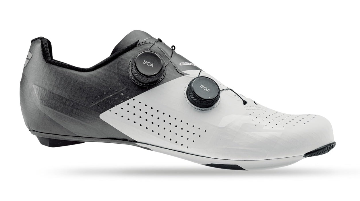 Gaerne Jet Road Cycling Shoes: Anthracite/White 45