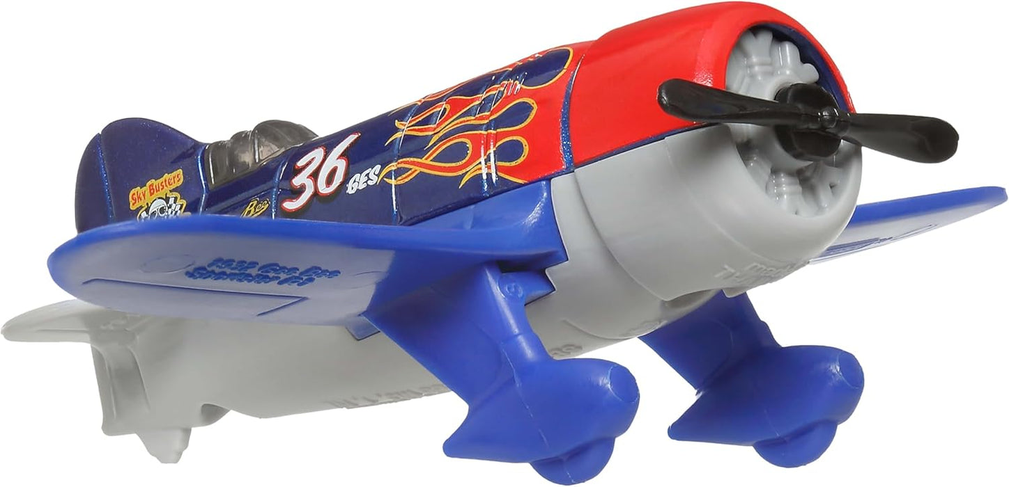Matchbox Sky Busters, Toy Airplane, Helicopter, Space Shuttle, Jet or Other Aircraft Replica with Rolling Wheels and/or Spinning Propellers (Styles May Vary), JDJ05