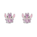 Lilo & Stitch Angel Mujer Pendiente Plateado