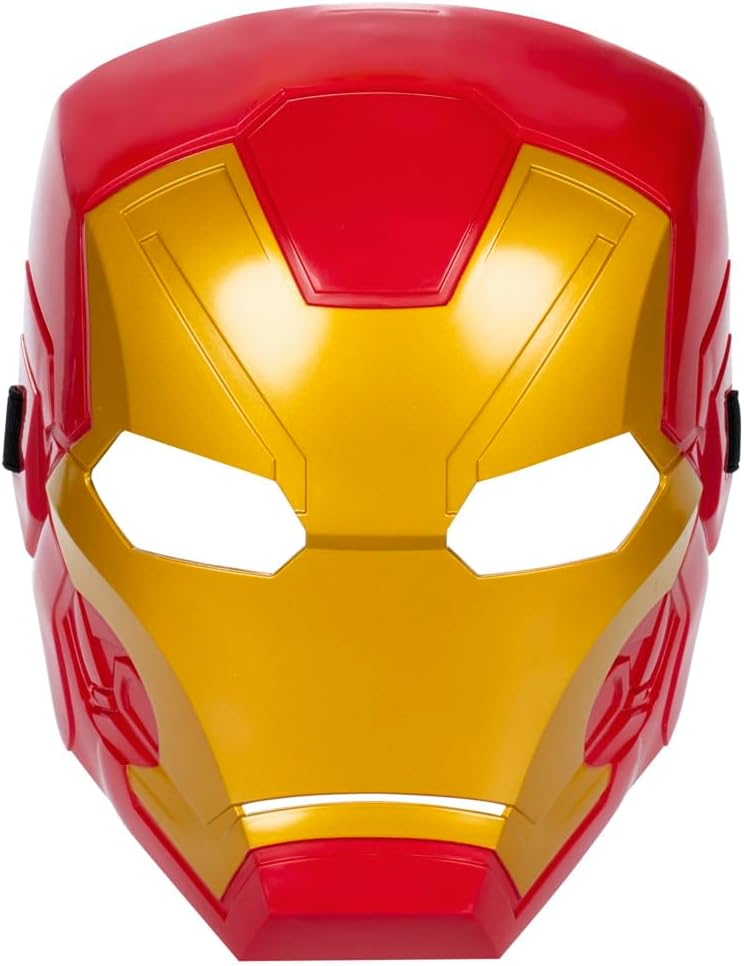 Marvel Avengers Iron Man Roleplay Mask, Super Hero Toys and Collectibles for Kids Ages 5+, Red Yellow