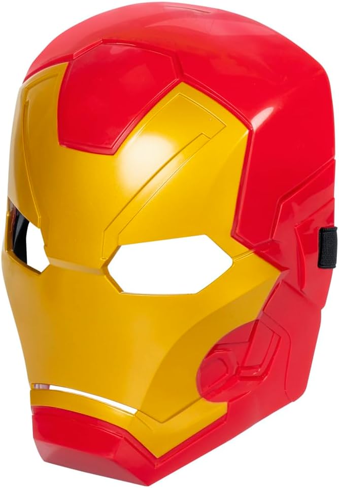 Marvel Avengers Iron Man Roleplay Mask, Super Hero Toys and Collectibles for Kids Ages 5+, Red Yellow