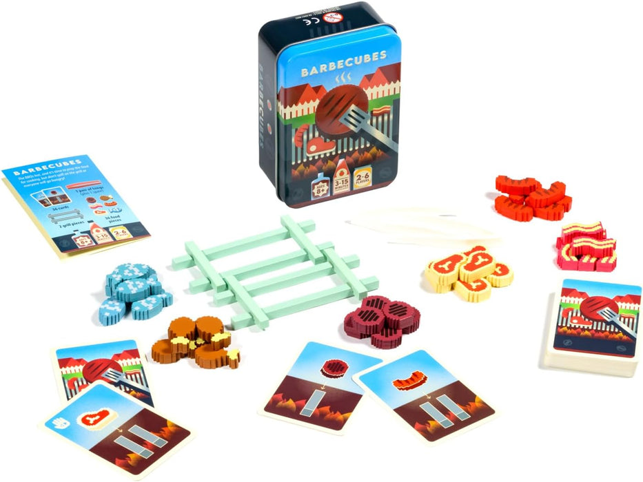 Alley Cat Games Barbecubes - Meat Edition - A Tinderblox Sequel - Dexterity Stacking Game