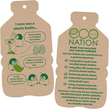35052 Eco Nation Goat, 10.5In, Recycled Soft Toy, Brown