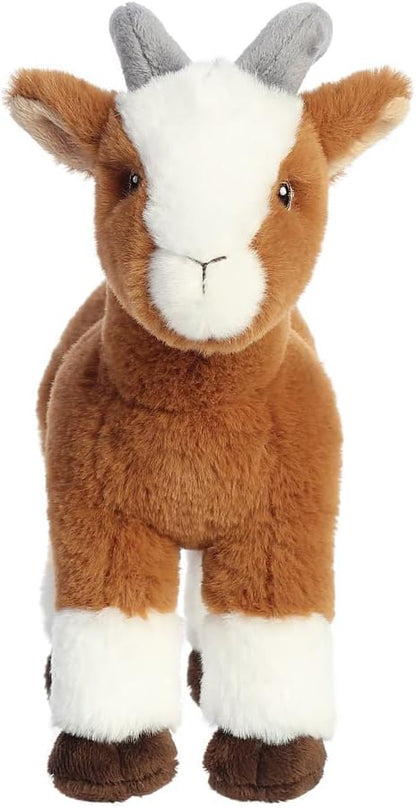 35052 Eco Nation Goat, 10.5In, Recycled Soft Toy, Brown