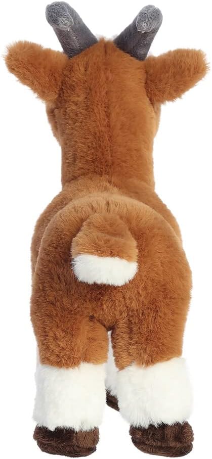 35052 Eco Nation Goat, 10.5In, Recycled Soft Toy, Brown