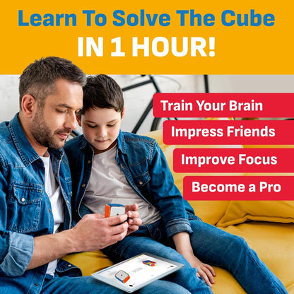 GoCube 2x2 - El Cubo 2x2 Conectado Que te Permite Aprender cómo Resolver el Cubo. Puzzle de Stem Activado a través de una aplicación Que Vale para Todas Las Edades y capacidades.Aplicación Gratuita.