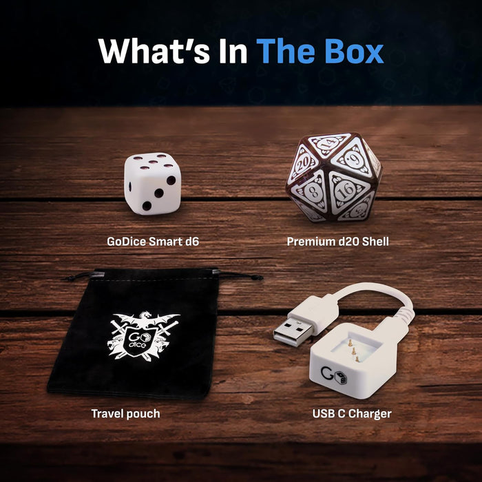 GoDice D20 Connected – The World’s First Connected Polyhedral Die for Online RPG Play. Physical Die, Real-Time Calculations. Cool Tech Inside