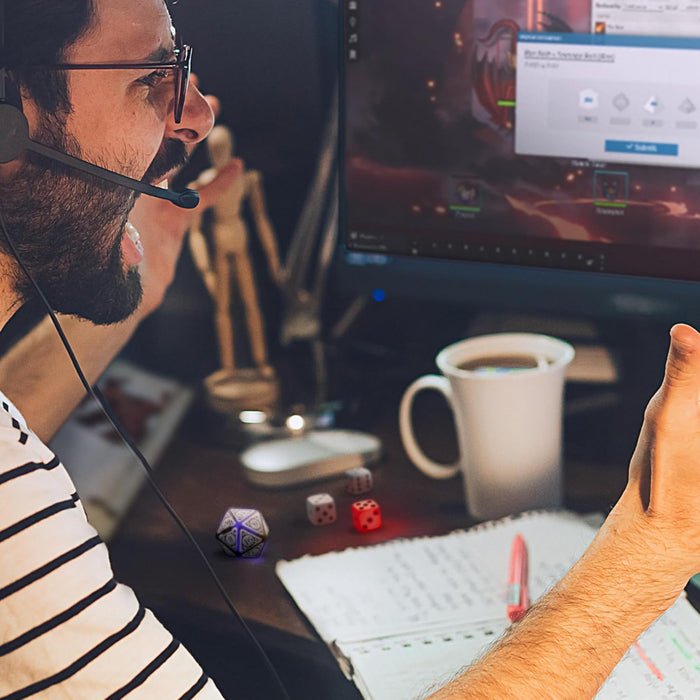 GoDice D20 Connected – The World’s First Connected Polyhedral Die for Online RPG Play. Physical Die, Real-Time Calculations. Cool Tech Inside