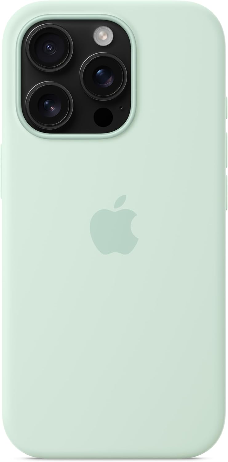 Iphone 16 Pro Silicone Case With Magsafe - Aquamarine
