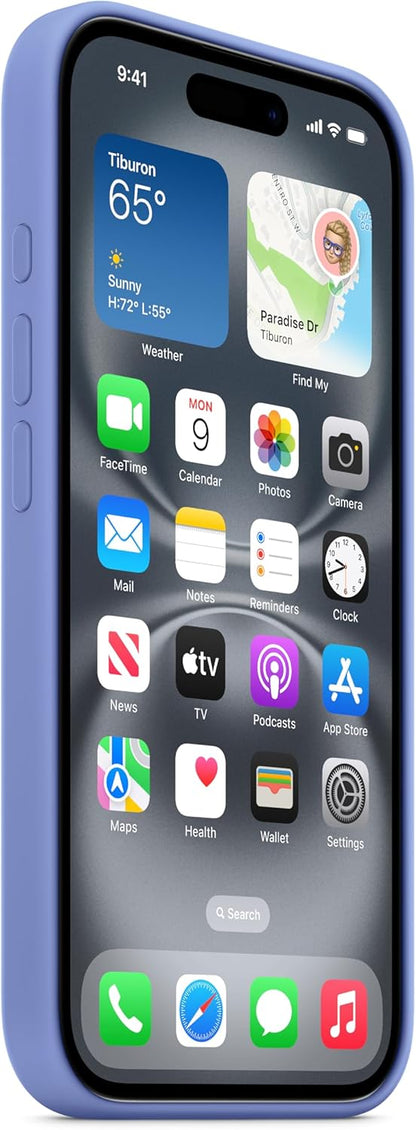 Iphone 16 Silicone Case With Magsafe - Periwinkle