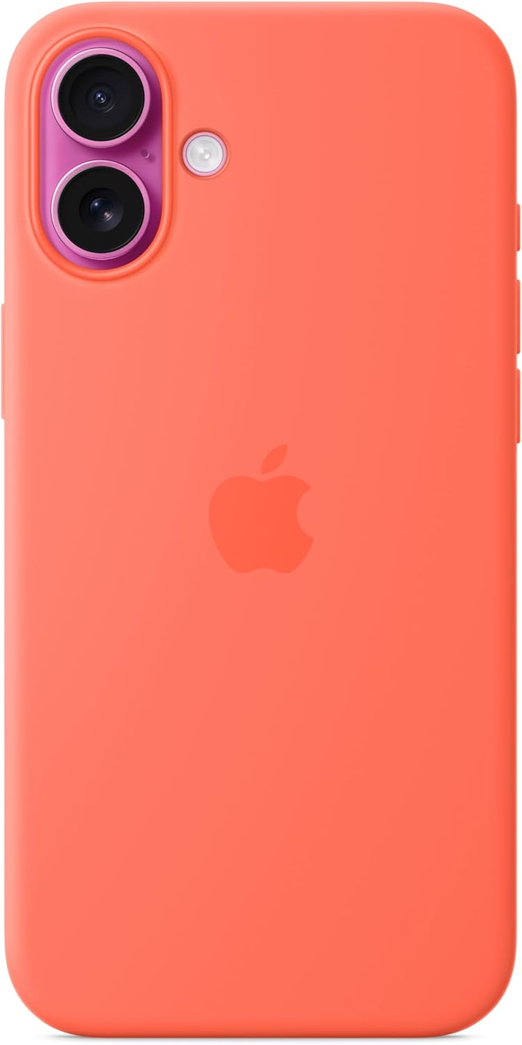 Iphone 16 Plus Silicone Case With Magsafe - Tangerine