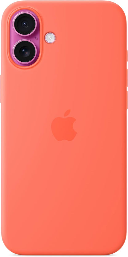 Iphone 16 Plus Silicone Case With Magsafe - Tangerine