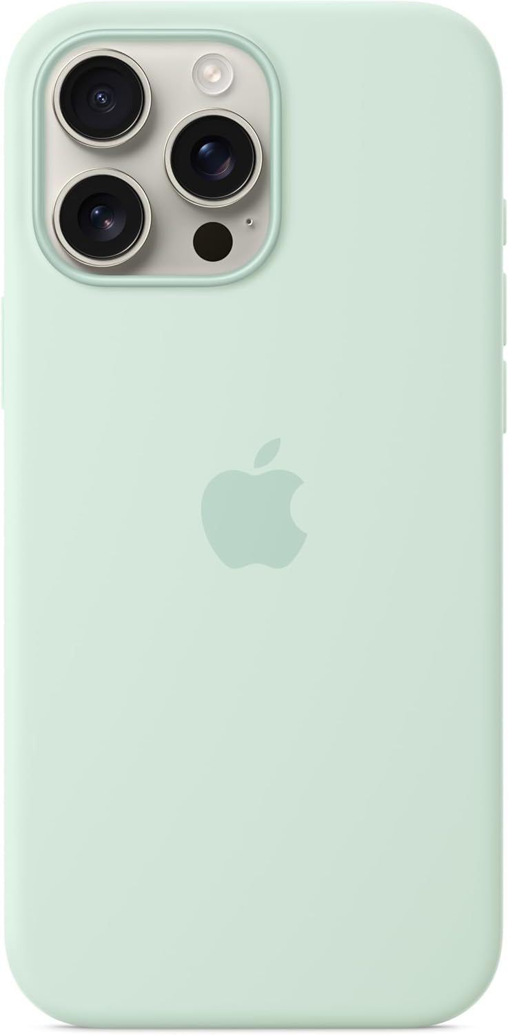 Iphone 16 Pro Max Silicone Case With Magsafe - Aquamarine