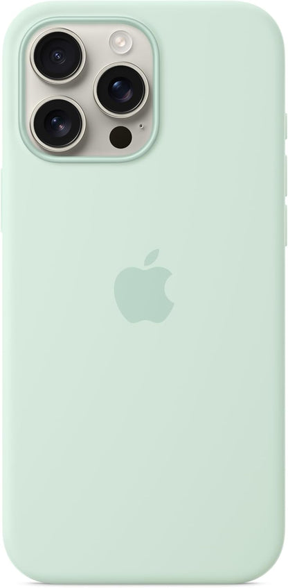 Iphone 16 Pro Max Silicone Case With Magsafe - Aquamarine