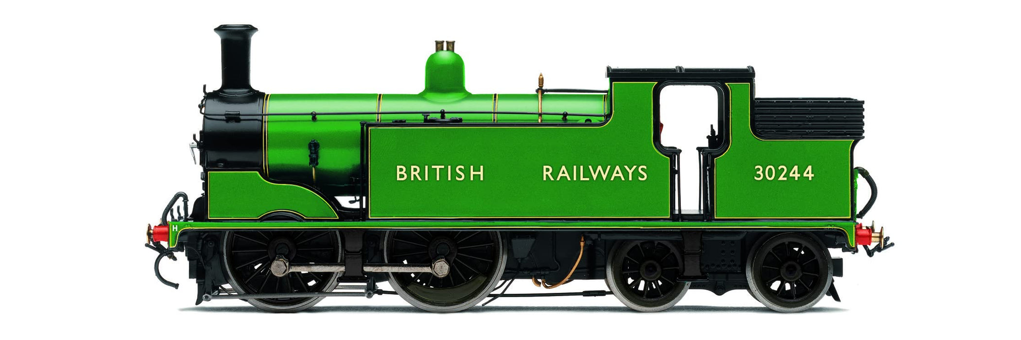 Hornby Steam Train - R30140 BR, M7 Class, 0-4-4T, 30244 - Era 3 00 Gauge Locomotives for Train Set, Engine Models for Adults - 1:76 Scale Model Gift