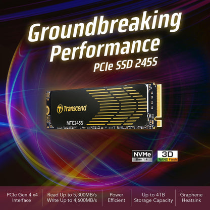 250Gb, M.2 2280, Pcie Gen4X4, Nvme