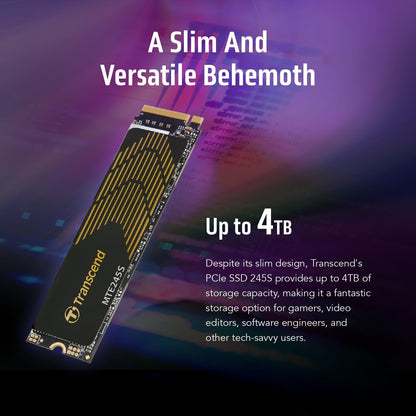 250Gb, M.2 2280, Pcie Gen4X4, Nvme