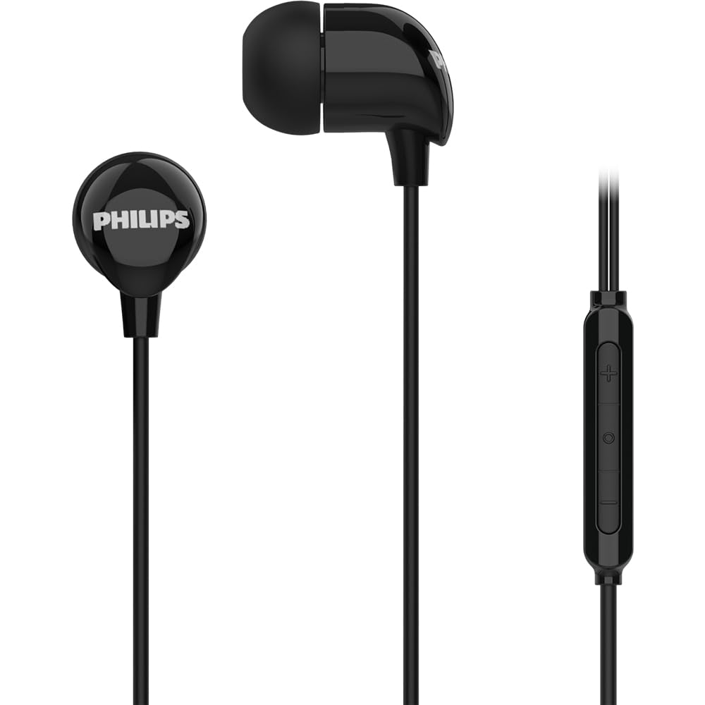 Cuffie In Ear Cablate+Mic - Nero