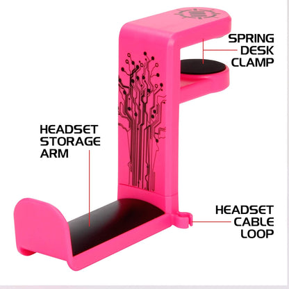 Enhance Kopfhorer Halterung Pink