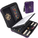 Collector's Edition RPG Organizer Case - DnD Binder with Built-in Character Sheet Holder and Erasable Scribe Panel, Dice Rolling Area, Removable Pen Pouch, Miniature Foam Tray (Dragon Purple