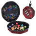 ENHANCE DnD Dice Tray and Case - Collector's Edition DnD Dice Holder up to 150 D&D Shakers with Hard Shell Exterior and Protective Soft Interior - Rolling Tray Perfect for Game Night (Dragon Red