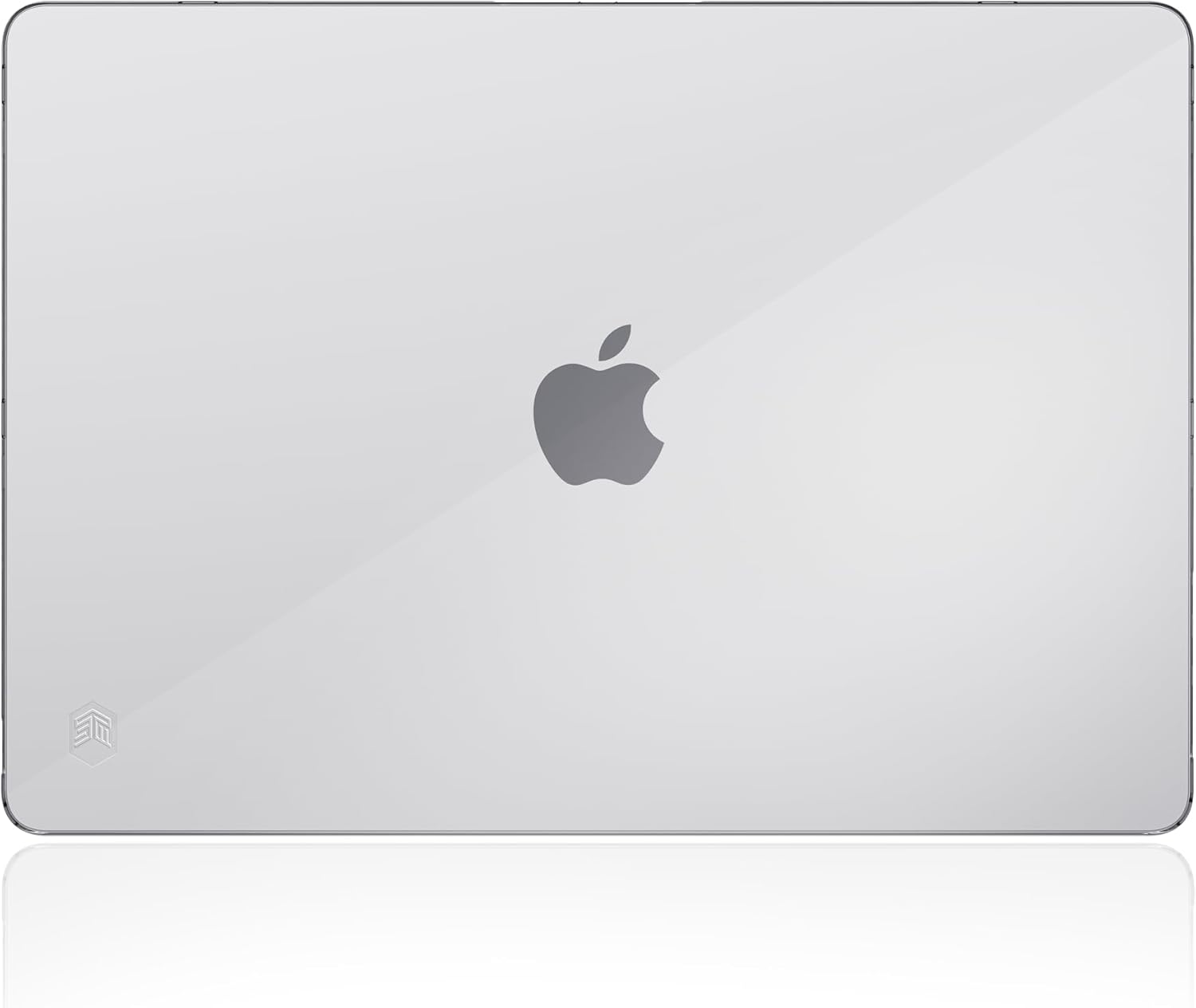 STM Studio for MacBook Air 15 inch Retina M3 & M2, Lightweight Protective Shell, Anti-Slip Raised Textured Feet, Vent Openings for Heat Dissipation, Form-Fitting MacBook Air 15 inch Case - Clear