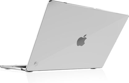 STM Studio for MacBook Air 15 inch Retina M3 & M2, Lightweight Protective Shell, Anti-Slip Raised Textured Feet, Vent Openings for Heat Dissipation, Form-Fitting MacBook Air 15 inch Case - Clear