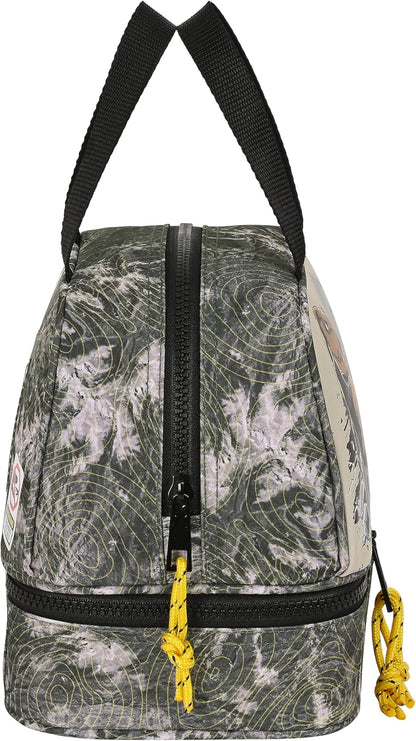 Safta Jurassic World Warning – Lunch Box, Pencil Case, Quality and Maximum Resistance, Meal, Recreation, Snack and Breakfast, 20 x 15 x 20 cm, Grey, Grey, Estándar, Casual