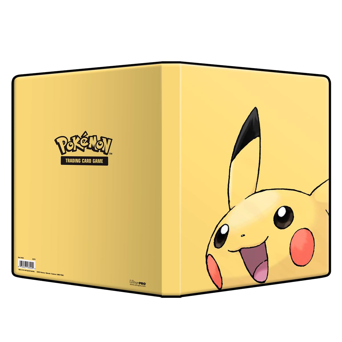 Ultra PRO - 2025 Pikachu Edition 9 Pocket Portfolio, Holds up to 180 Pokémon Cards or Standard Size Cards, 10 High Clarity Pages, Collectors Portfolio
