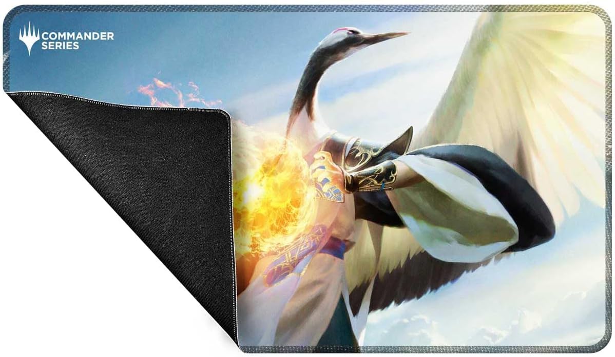 Ultra PRO - Commander Series # 5 - Tre colori cunei - Kykar cucito Playmat per Magic: The Gathering | Utilizzare come tappetino per mouse, tappetino da scrivania, protegge le carte MTG durante il