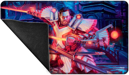 Ultra PRO - Commander Series #5 - Three Color Wedge - Isshin Stitched Playmat for Magic: The Gathering | Use as Mousepad, Desk Mat, Protects MTG Cards During Gameplay Best TCG Tournament Essential