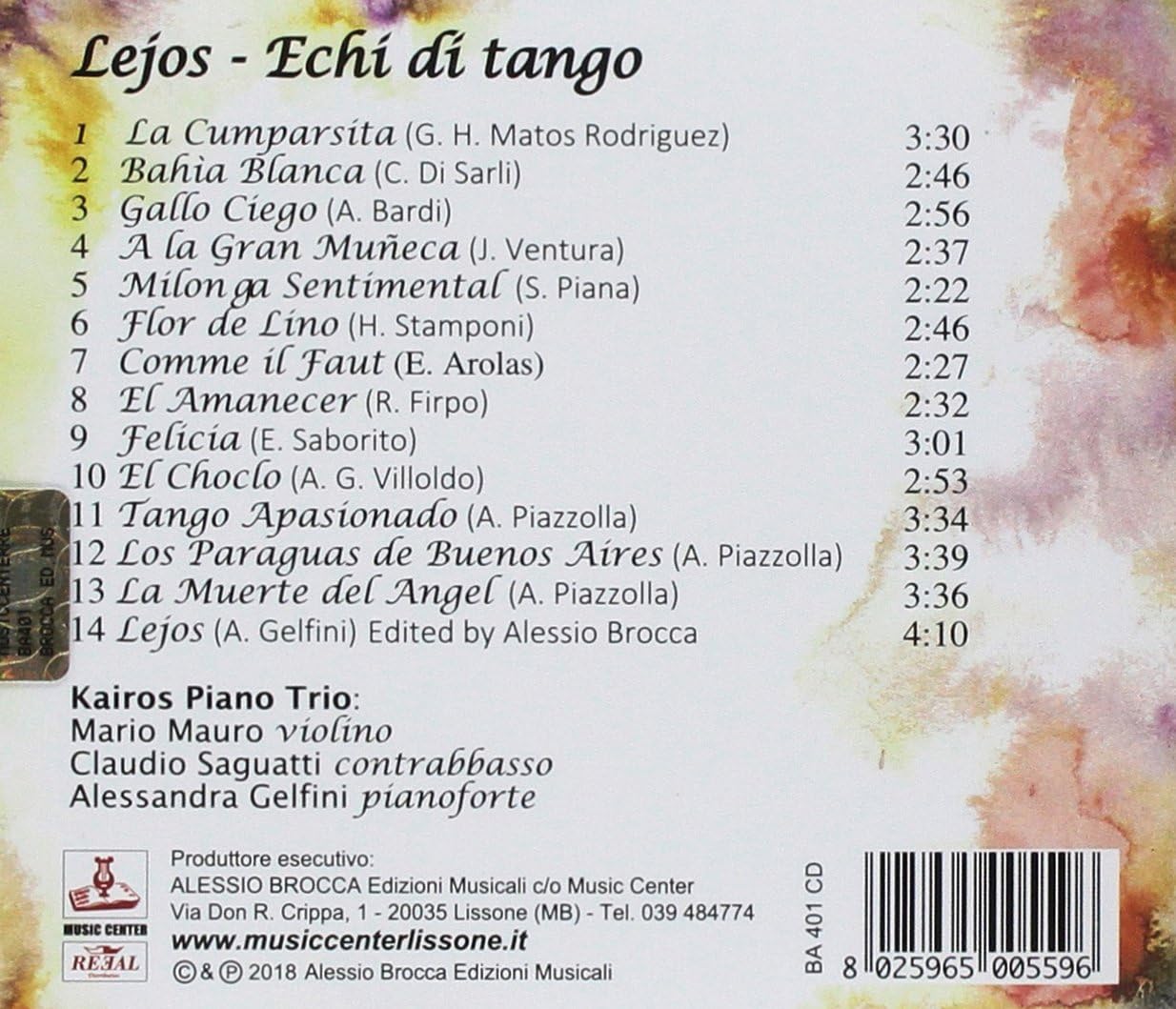 Lejos: Echi Di Tango