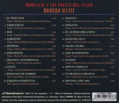 Homenaje A los Poetas Del Tango