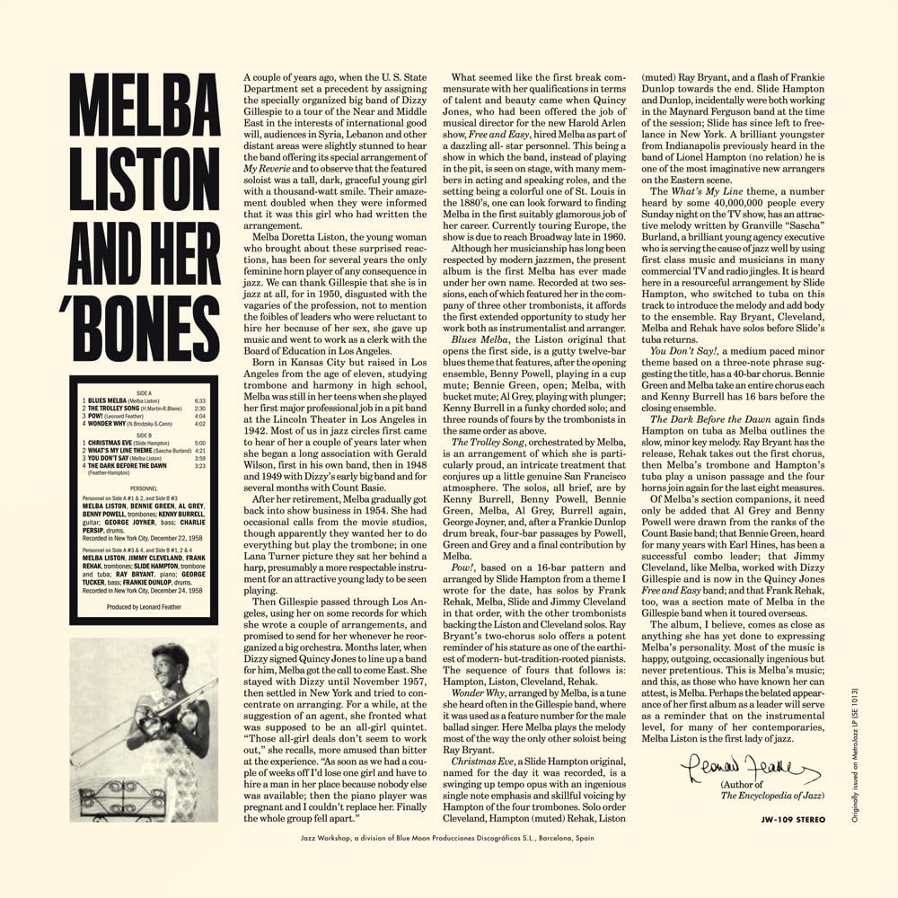 Melba Liston and Her 'Bones